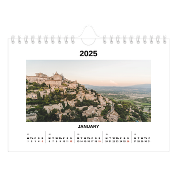 A5 Landscape Photo Calendar — Simple photo
