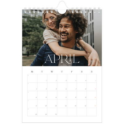 A5 Photo Calendar — Larger than life [April]