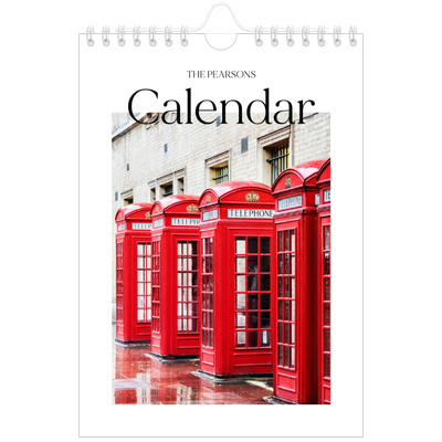 A5 Photo Calendar — My travelogue [cover]