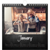 Square calendars  — Chalkboard style [January]