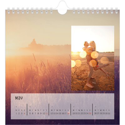 Square calendars  — Back to nature [cover]