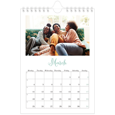 A5 Photo Calendar — Hello world [March]