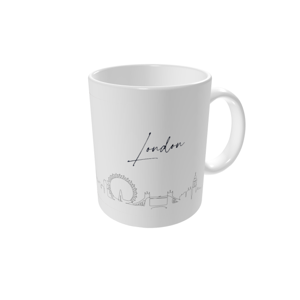 Personalised mugs — London skyline