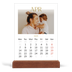 Easel Desk Calendar Portrait  — Big gold text [April]