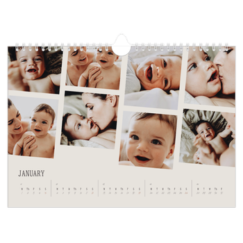 A4 Landscape Photo Calendar — Memories in motion