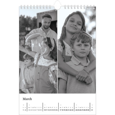 A4 Photo Calendar — Focus [March]