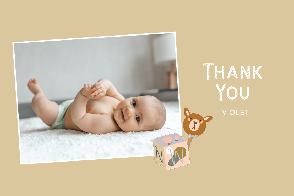 Thank you cards — My first hello