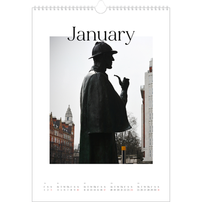 A3 photo calendars — My travelogue [January]