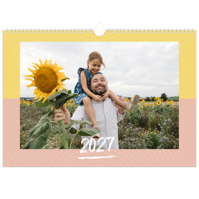 A3 Photo Calendar — Colour and pattern [cover]