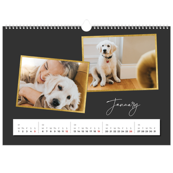 A3 Landscape Photo Calendar — So many memories