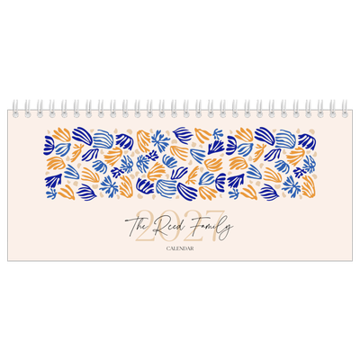 Desk calendars — Minimalist coral [cover]