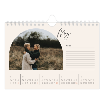 A5 Landscape Photo Calendar — Arch memories [cover]