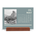 Easel Desk Calendar Landscape  — Contemporary bold [cover]
