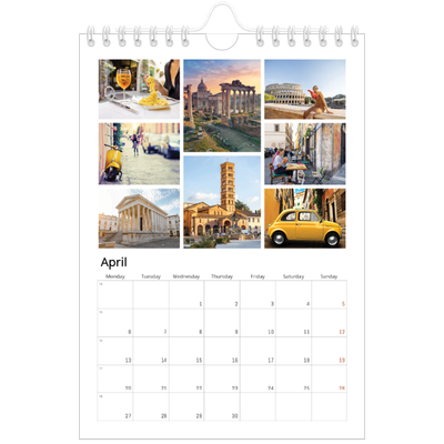 A5 Photo Calendar — Framework [April]