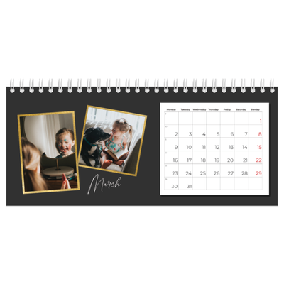 Desk calendars — So many memories [March]