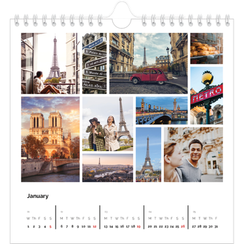 Square Photo Calendar — Framework