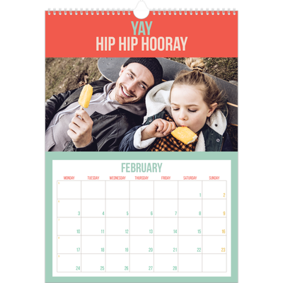 A3 photo calendars — Bright and beautiful [February]