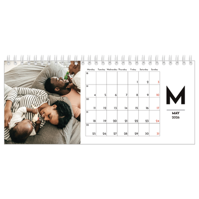 Desk calendars — Letter spotlight [cover]