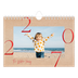 A5 Landscape Photo Calendar — Pops of red [cover]