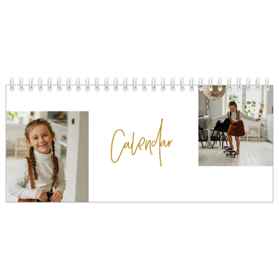 Desk calendars — Gold marker pen [cover]