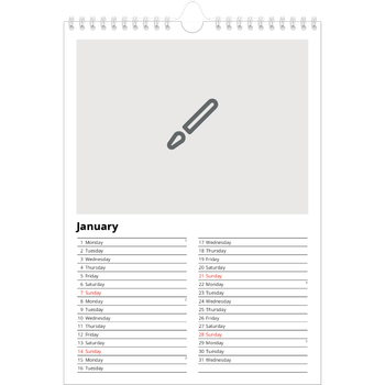 A4 Photo Calendar — Design your own product