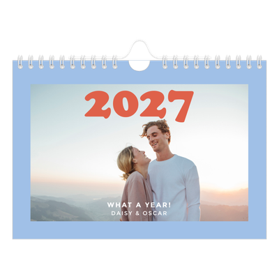 A5 Landscape Photo Calendar — Retro frames [cover]