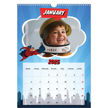 A3 Photo Calendar — Comic book