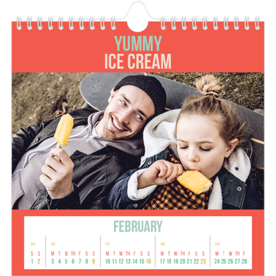 Square calendars  — Bright and beautiful [February]