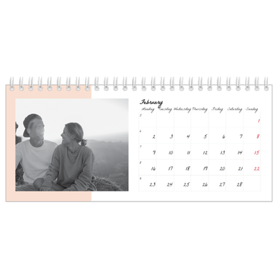 Desk calendars — Colour screens [February]