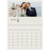 A4 Double Photo Calendar — Initials in bloom [March]