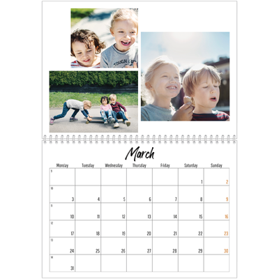 A4 Double Photo Calendar — This is me [March]