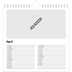 Square calendars  — Design your own product [April]