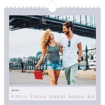 Square Photo Calendar — Colour my world