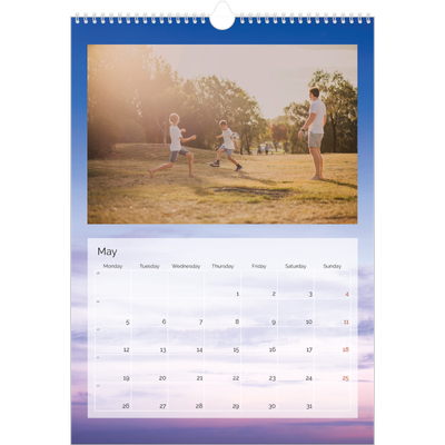 A3 photo calendars — Cloudscape [cover]