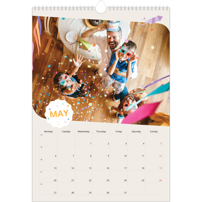 A3 photo calendars — Iconic birthday [cover]