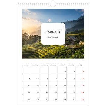 A3 Photo Calendar — Full story