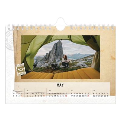 A5 Landscape Photo Calendar — Parts unknown [cover]