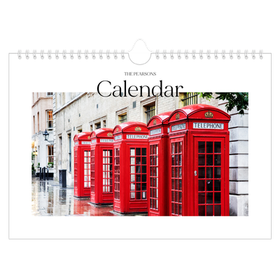 A4 Landscape Photo Calendar — My travelogue [cover]