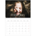 A4 Double Photo Calendar — Twelve big months [February]