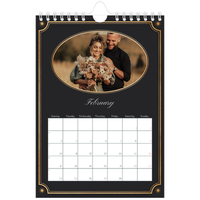 A5 Photo Calendar — Vintage classic [February]