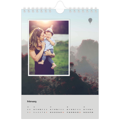 A5 Photo Calendar — Four seasons [February]