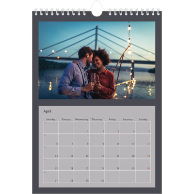 A4 Photo Calendar — Colour my world [April]