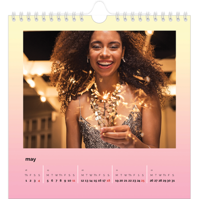 Square calendars  — Playful Pastel [cover]