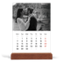 Easel Desk Calendar Portrait  — Elegant script [April]