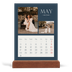 Easel Desk Calendar Portrait  — Slate and serifs [cover]