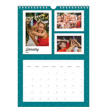 A4 Photo Calendar — Colour pop snapshots