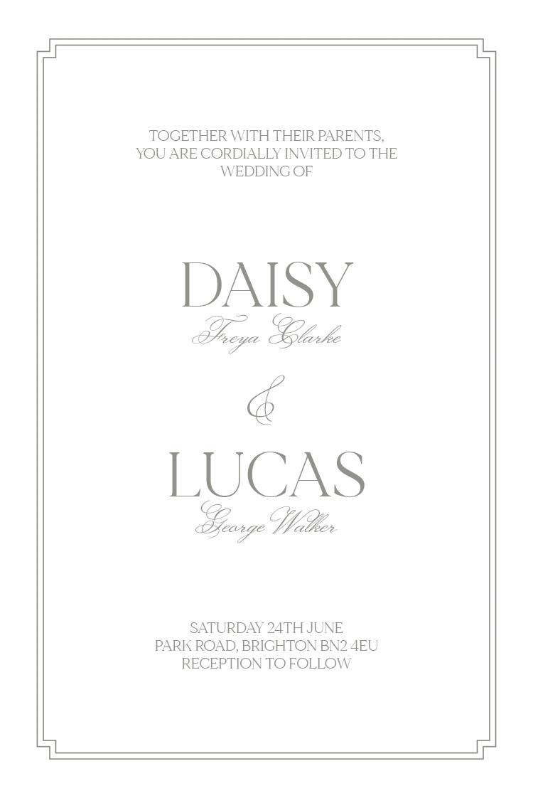 Invitations — Beautiful typography