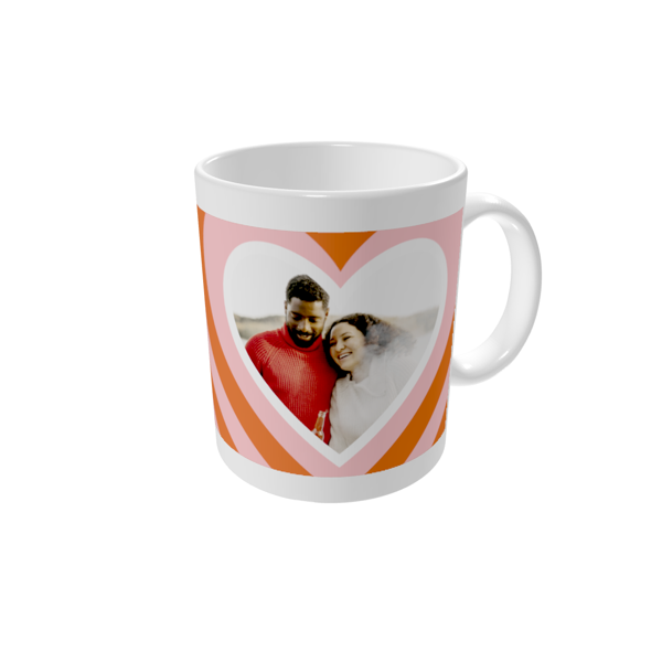 Personalised mugs — Retro heart