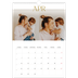 A3 photo calendars — Big gold text [April]