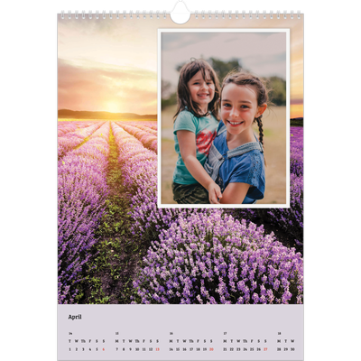 A3 photo calendars — Four seasons [April]
